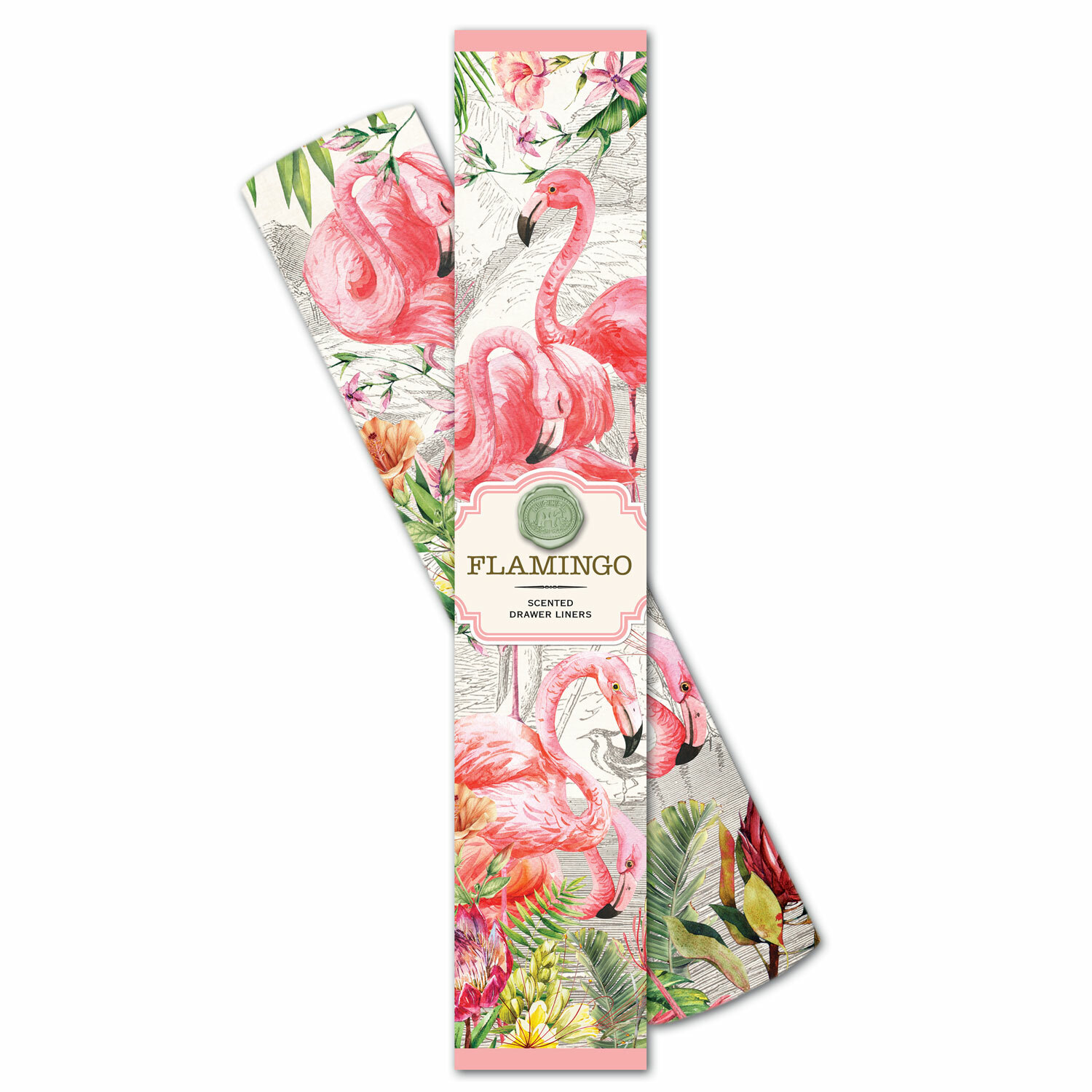 Michel Design Works Drawer Liners Flamingo