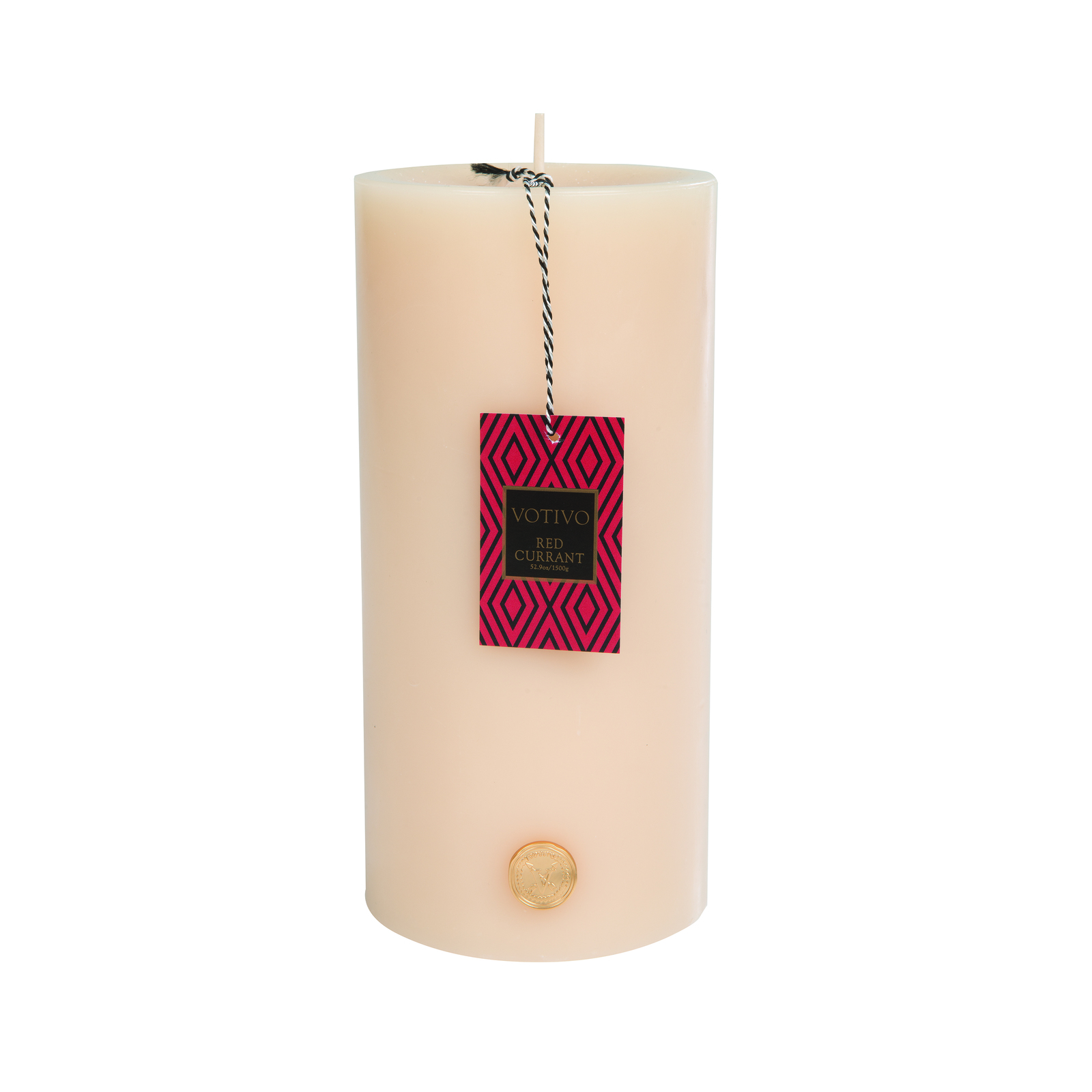 Votivo Red Currant Pillar Candle