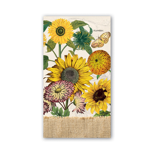 *Hostess Napkins Sunflower Michel Design Works