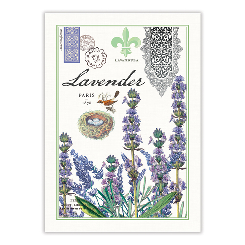 *Teatowel Lavender Rosemary Michel Design Works