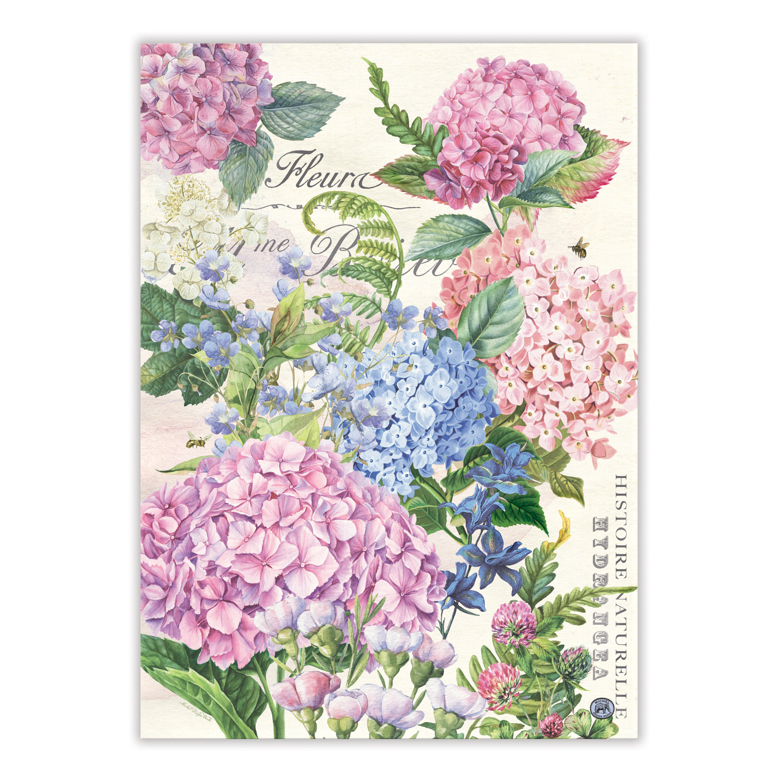Hydrangea hand towels outlet