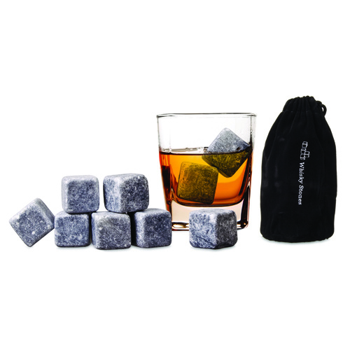Vinus Whisky Stones Set 9 Stones with Velvet Storage Pouch