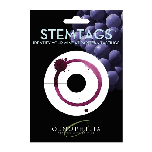 Stem Tag - Wine Stain  Pack of 25
