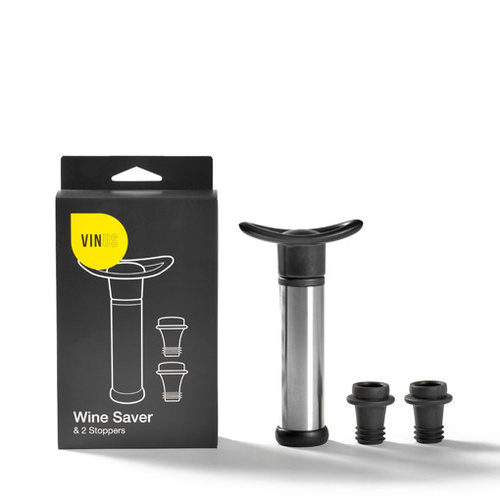 Vinus Stainless Steel Wine Saver Set