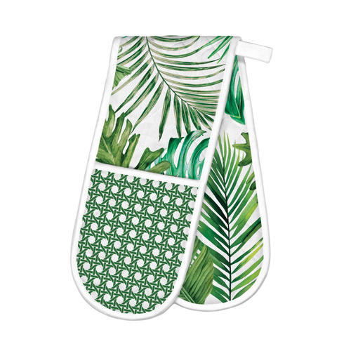 *Oven Glove Double Palm Breeze Michel Design Works