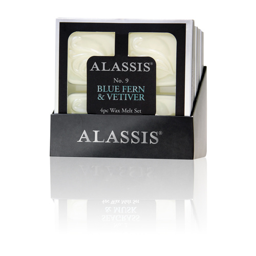 Alassis No. 9 Blue Fern & Vetiver Wax Melts