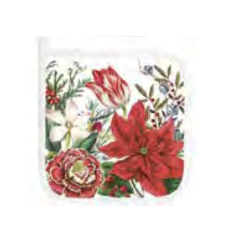 *Pot Holder Christmas Bouquet Michel Design Works