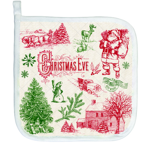 *Pot Holder It's Christmastime Michel Design Works