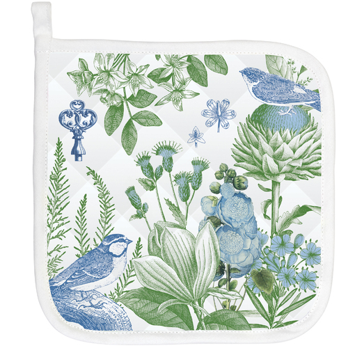 *Pot Holder Cotton & Linen Michel Design Works