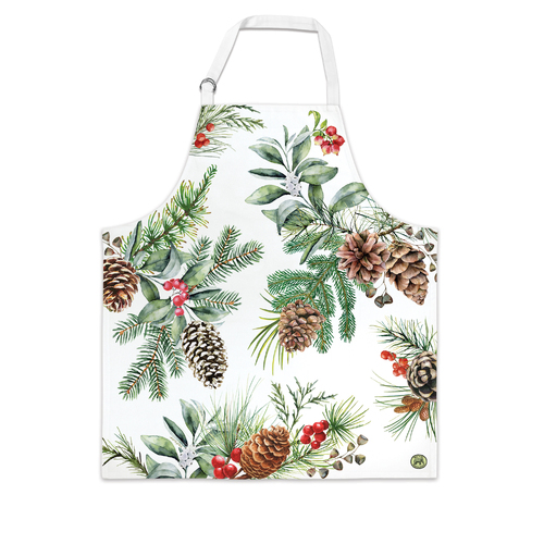 *Apron White Spruce Michel Design Works