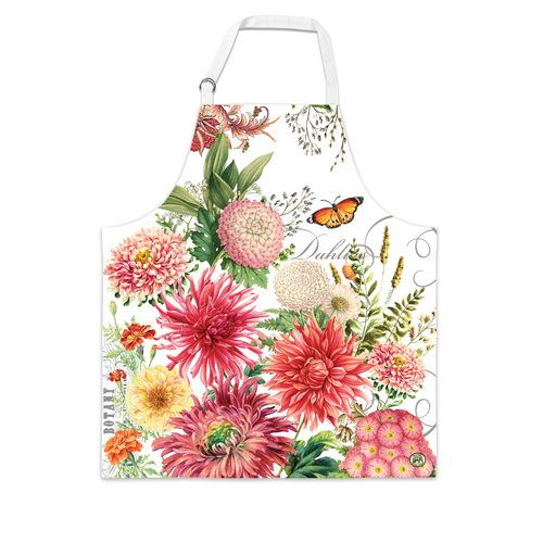 *Apron Dahlias Michel Design Works 