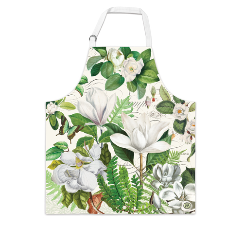 *Apron Magnolia Petals MIchel Design Works