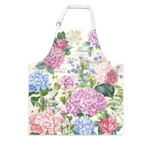 *Apron Wild Hydrangea Michel Design Works