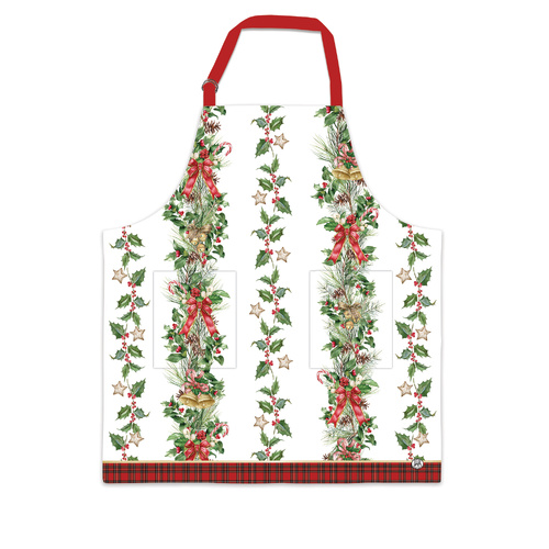 *Apron Holiday Garland Michel Design Works