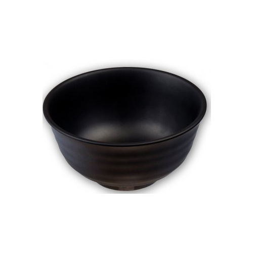 Bella Tavolo Earth Noodle Bowl Black Melamine