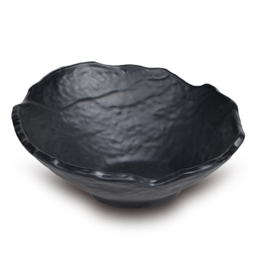 Bella Tavolo Meteorite Bowl Black Melamine
