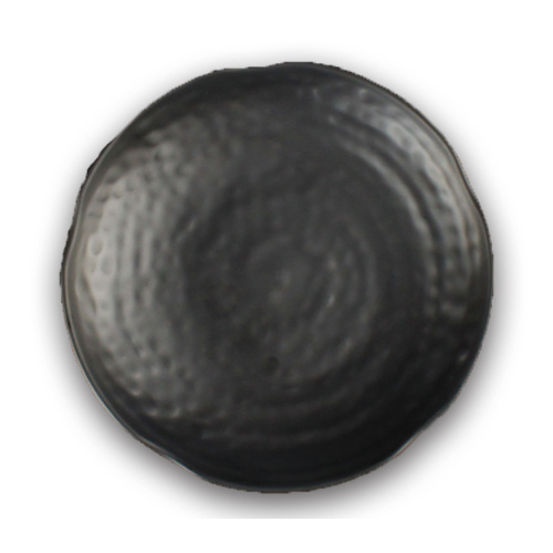 Bella Tavolo Round Texture Platter 13" Black Melamine (33cm)