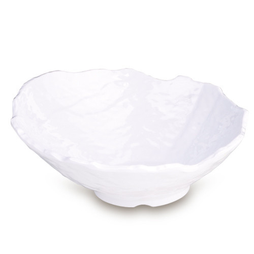 Bella Tavolo Meteorite Bowl Large White Melamine 32 x 14cm