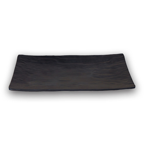 Bella Tavolo Rectangle Earth Large Platter Black Melamine
