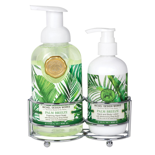 *Handcare Caddy Palm Breeze Michel Design Works