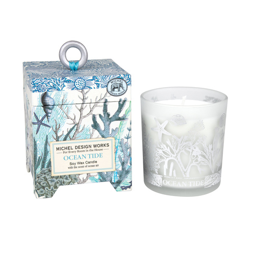 *Candle Soy Wax Ocean Tide Michel Design Works