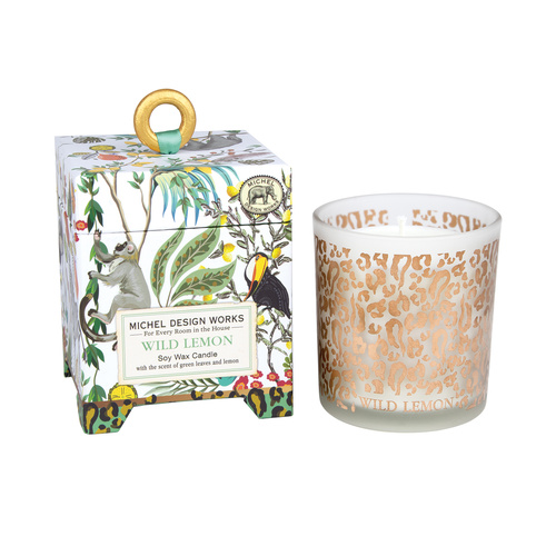 *Candle Soy Wax Wild Lemon Michel Design Works