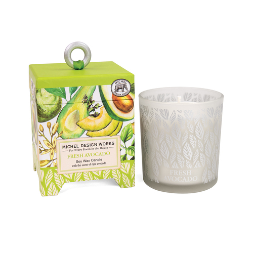 *Candle Soy Wax Fresh Avocado Michel Design Works