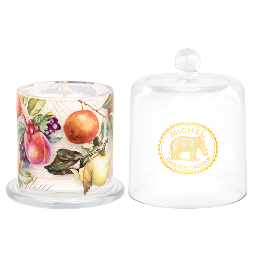 *Porcelain Scented Cloche Candle Sangria Michel Design Works