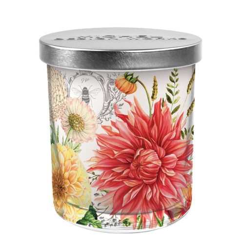 *Scented Jar Candles Dahlias Michel Design Works