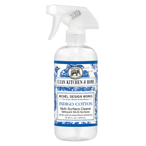 *Clean Home Multi Surface Cleaner Indigo Cotton Michel Design Works