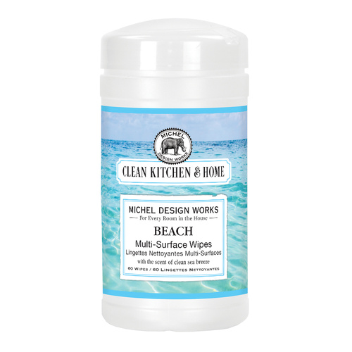 *Clean Home Multi Surface Wipes Beach Michel Design Works