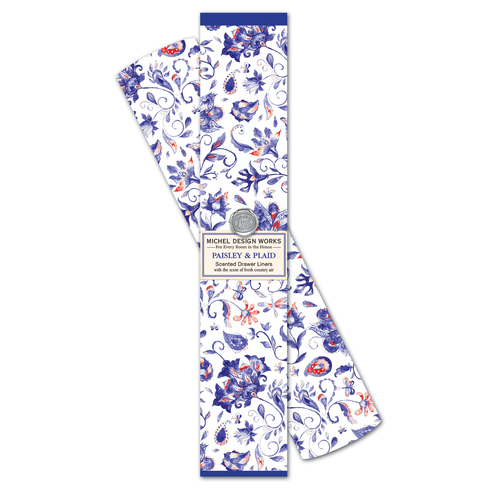 *Drawer Liners Paisley & Plaid Michel Design Works