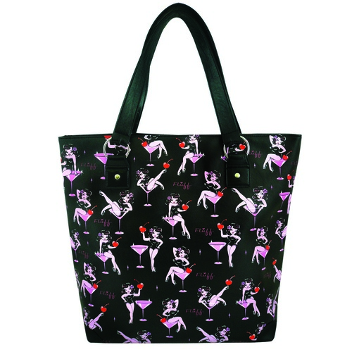 Martini Girl Tote Bag by FLuff LA -  43cm x 38cm