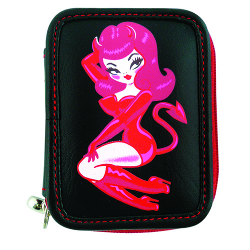 She Devil Pill / Earring Travel Box by Fluff LA -  8cm x 6cm