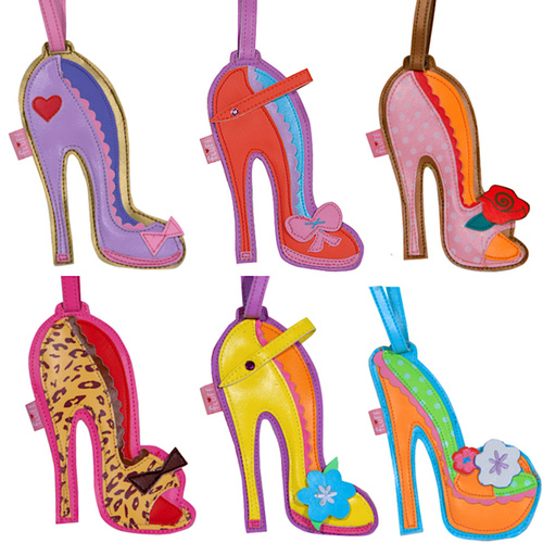 Luggage Tags Fancy Shoes by Fluff LA - Set of 6