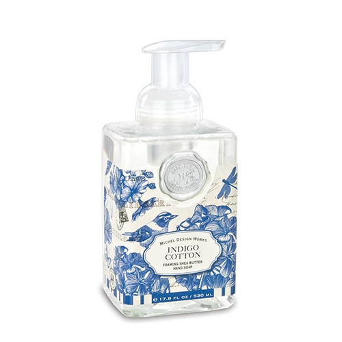 *Foaming Hand Soap Indigo Cotton Michel Design Works