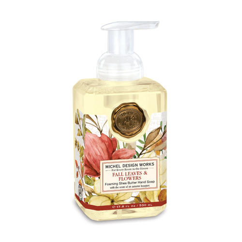 *Foaming Hand Soap Fall Leaves & Flowers Michel Design Works