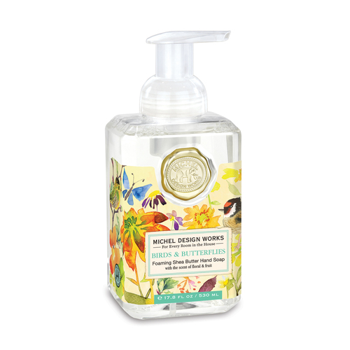 *Foaming Hand Soap Birds & Butterflies Michel Design Works