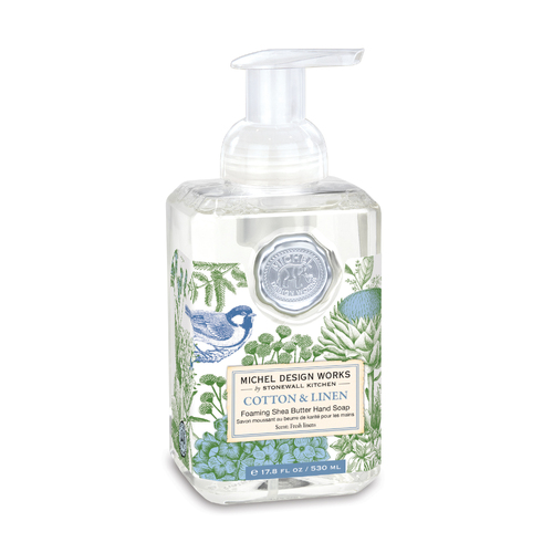 *Foaming Hand Soap Cotton & Linen Michel Design Works