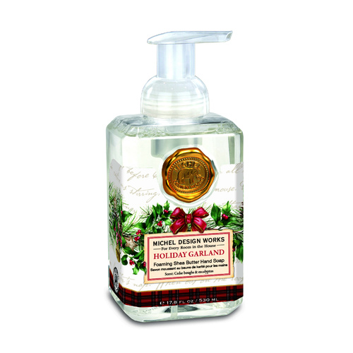 *Foaming Hand Soap Holiday Garland Michel Design Works