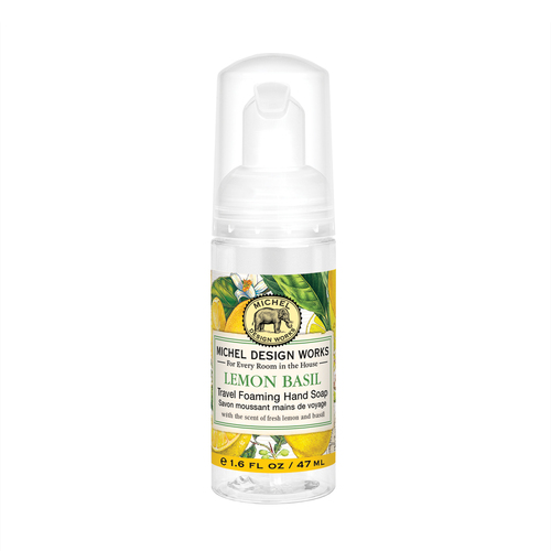 *Travel Foaming Hand Soap Lemon Basil Michel Design Works