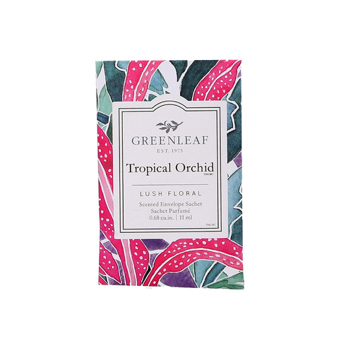 Greenleaf Tropical Orchid Small Sachet