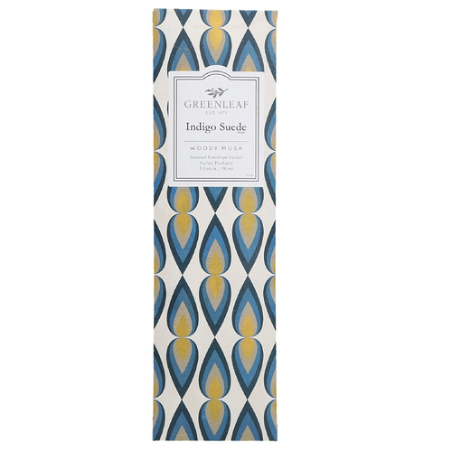 Greenleaf Indigo Suede Slim Sachet