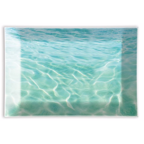 *Glass Rectangle Soap Dish Beach Michel Design Works