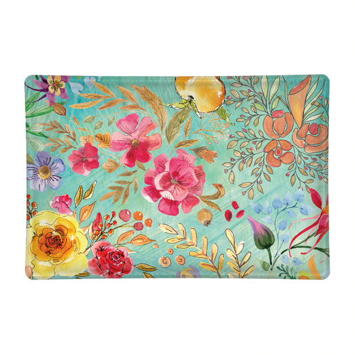 *Glass Rectangle Soap Dish Jubilee Michel Design Works