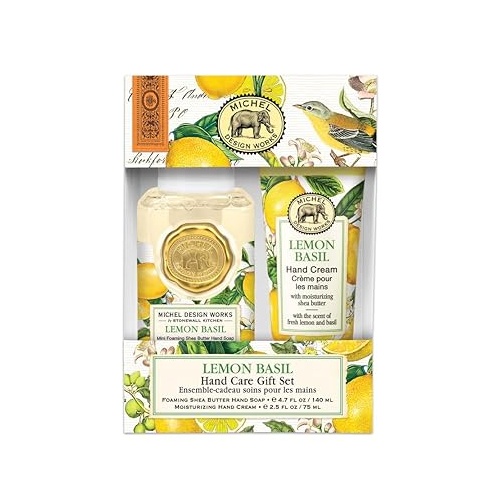 *Hand Care Gift Set Lemon Basil Michel Design Works