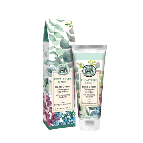 *Hand Cream Large Gift Box Eucalyptus & Mint Michel Design Works