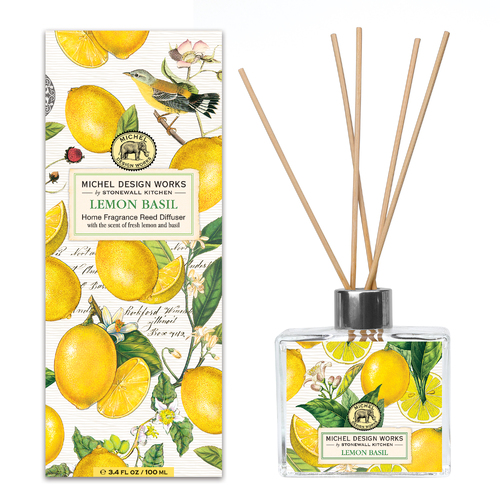 *Home Fragrance Diffuser Lemon Basil Michel Design Works