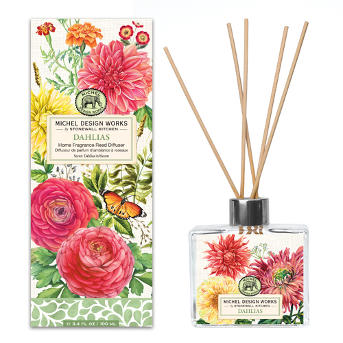 *Home Fragrance Diffuser Dahlias Michel Design Works
