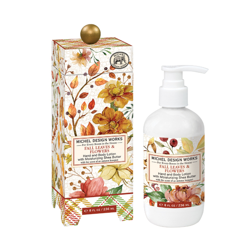 *Lotion Hand & Body Fall Leaves & Flowers Michel Design Works